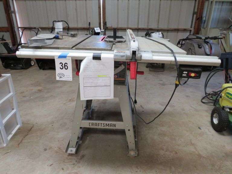 CRAFTSMAN 10" TABLE SAW - MODEL #315228390 S/N #R323192501