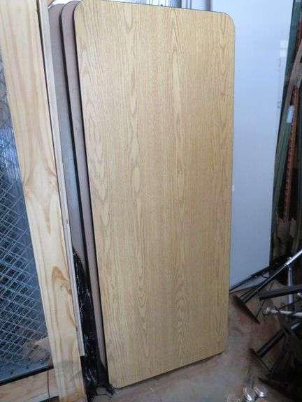 SEVEN TABLES 24" X 60" INCLUDING LEGS