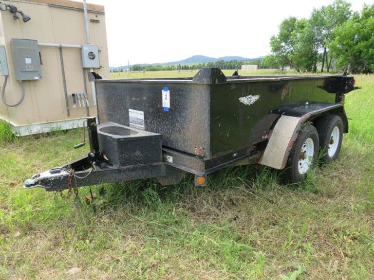 2007 H&H Dump Trailer 76" x 10' - TANDEM AXLE