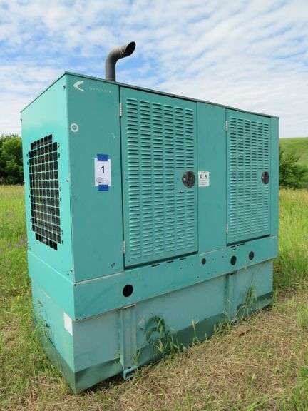 Cummins Diesel Generator - S/N D040630289 & VIN #DGCB-5670330, Model 1PH 40.2 KW / 3PH 60.0 KW -  RUNS AND OPERATES AS IT SHOULD - LOW HOURS - FULLY SELF CONTAINED - SELLS WITH SWITCH GEAR - LOADING ASSISTANCE IS AVAILABLE