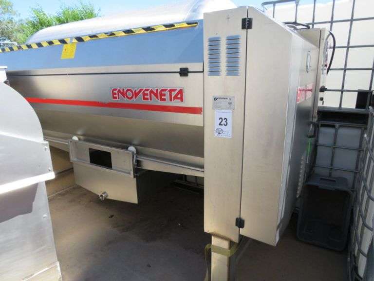 Eno Veneta Wine Press, 1 ton Grape/2.5 ton must, Works great in manual mode.  Never tried automatic mode.  In excellent condition and comes with a new extra bladder.  The bladder in it is also in great shape. 2005. Rigging/loading fee of $200.