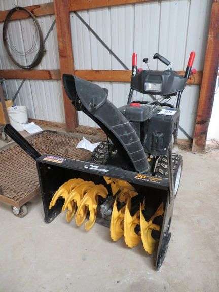 CRAFTSMAN 2 STAGE SNOWBLOWER EZSTEER 30" WIDTH - ELECTRIC OR PULL START - STEER ASSIST