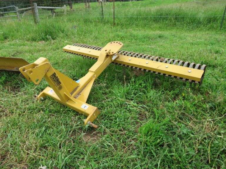 BEHLEN 3 POINT ROCK/RUBLE/BRANCH RAKE - 6' - ANGLE NO TILT - LIKE NEW