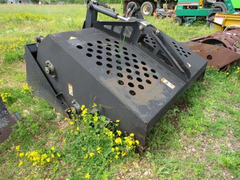 1999 Rock Rake Bucket Attachment for Skidsteer  - LR15 Model - HYDRAULIC OPERATED -