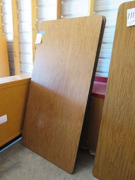 TWO 36" X 6' LONG TABLE - INCLUDES 4 LEGS FOR EACH TABLE