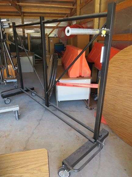 SICO MOBILE FOLDING PRODUCTS NICE HEAVY DUTY UTILITY RACK - 7 1/2' LONG
