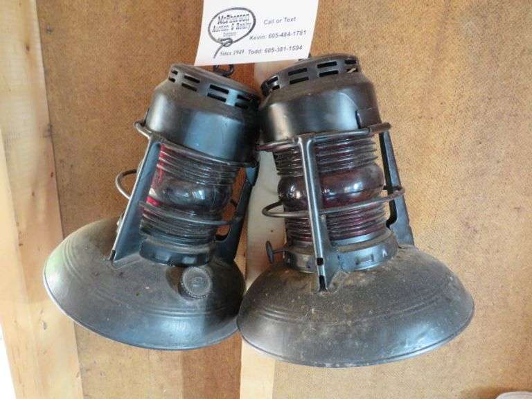 PAIR OF ANTIQUE LANTERNS