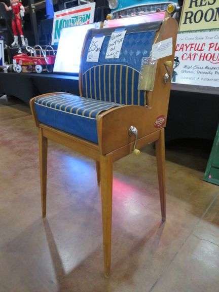 ARTHUR FULLMER SEAT COVERS SHOW ROOM DISPLAY, THE RAINBOW MODEL, CIRCA 1940'S