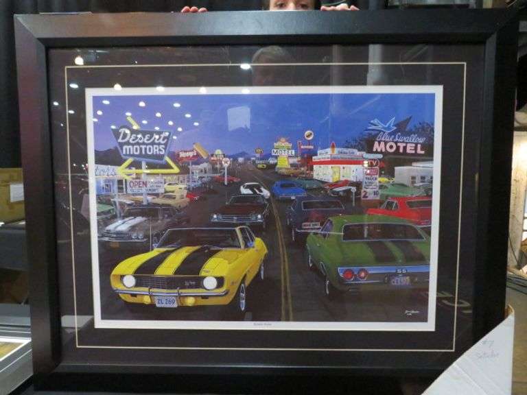 BOWTIE KICKS BY DAVE SYNDER, SIGNED AND NUMBERED, 546/1250, 38"X30"