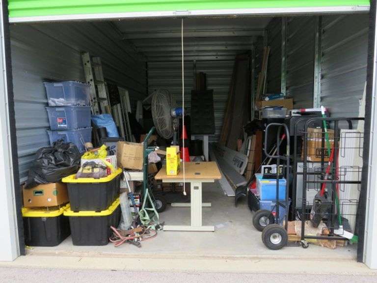 B-21 STORAGE UNIT i-20 - 12' X 25' - BUYER WILL HAVE 5 DAYS TO CLEAN OUT THE UNIT, $300.00 CASH CLEAN OUT DEPOSIT WILL BE REFUNDED WHEN CLEAN OUT IS VERIFIED - 15% BUY FEE OR A MINIMUM BUY FEE OF $25.00 + 6.2% SALES TAX ON THE PURCHASE PRICE AND THE BUY FEE