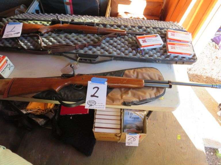 JC HIGGINS MOD. 583.24 16 GA. 2 3/4" CHAMBER SHOTGUN ALSO INCLUDES APPROX. 3 BOXES OF SHELLS MISSING A FEW FROM 3 FULL BOXES