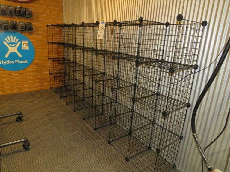 36 COMPARTMENT WIRE RACK DISPLAY - McPherson Auction & Realty