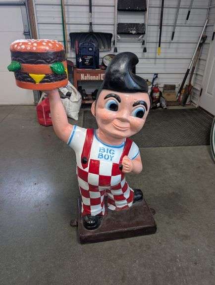 CAST ALUMINUM JB BIG BOY - 42" TALLX 28" WIDE X16" DEEP - EXCELLENT CONDITION - MORE INFO TO POST IN THE MORNING