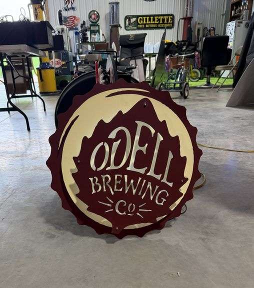 20" ODELL BREWING CO. SIGN - BACK LIT - LIKE NEW - VERY NICE - MORE DETAILS IN THE MORNING