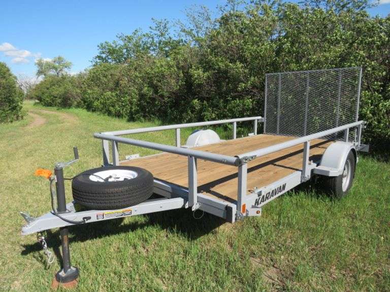 Removable Side Rails For Trailer 2021 KARAVAN 6'X12' SINGLE AXLE - UTILITY TRAILER WITH WOOD FLOOR ...