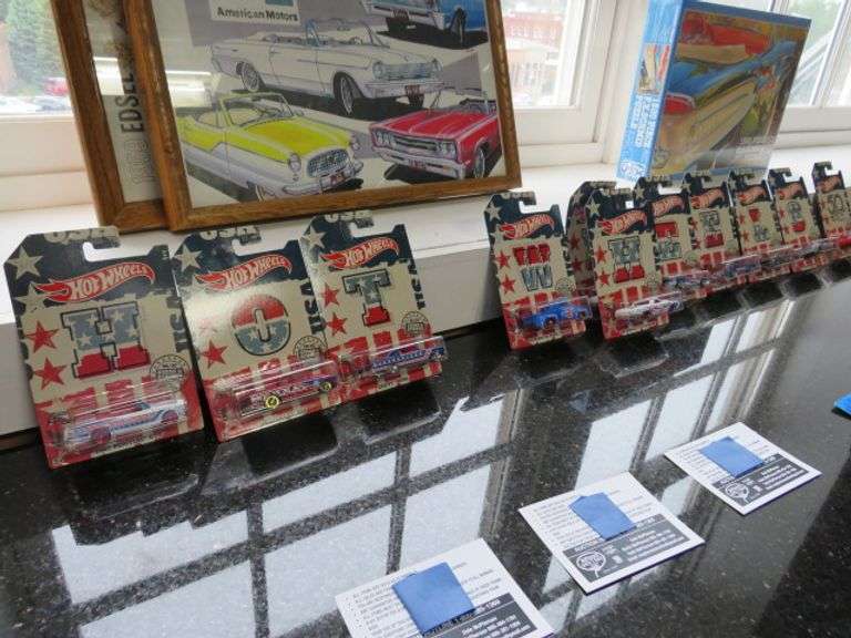 HOT WHEELS 50th ANNIVERSARY SET OF CARS - "CHALLENGING THE LIMITS SINCE 1968" - SELLING THE FULL SET THAT SPELLS OUT "HOT WHEELS" & INCLUDES THE "50TH" CAR - THIS IS A GREAT SET OF VERY COLLECTIBLE HOT WHEELS CARS - ALL ARE NEW IN THE PACKAGE