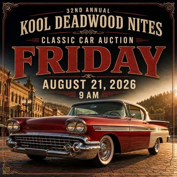 32nd Annual Kool Deadwood Nites - Friday August 21, 2026