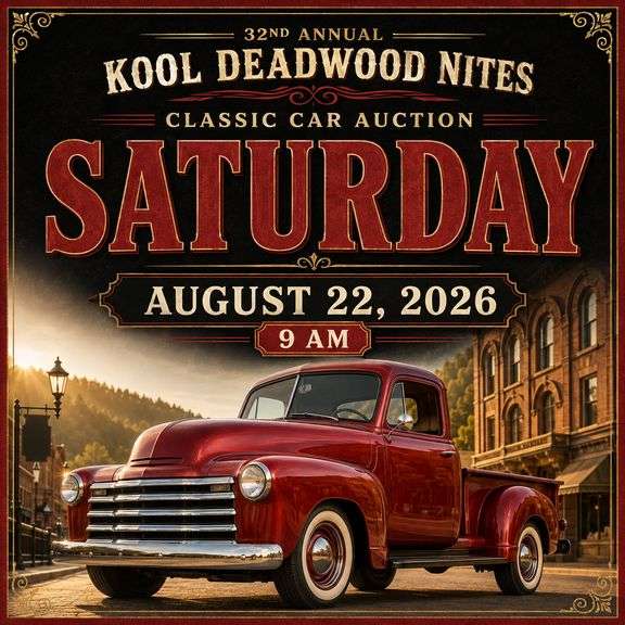 32nd Annual Kool Deadwood Nites - Saturday, August 22, 2026