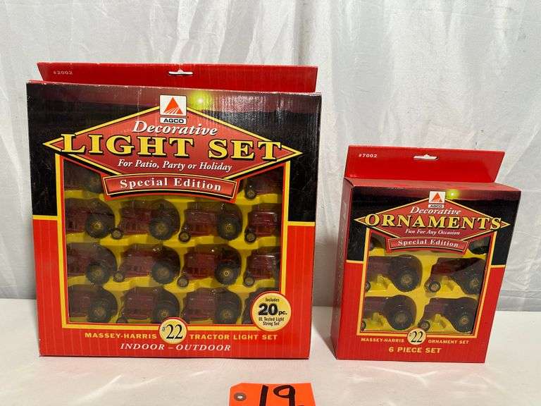 Massey-Harris Ornaments & Light Set