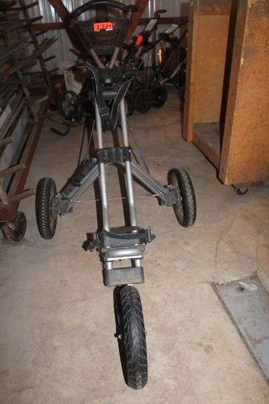 Silver Streak 3 Wheel Golf Push Cart