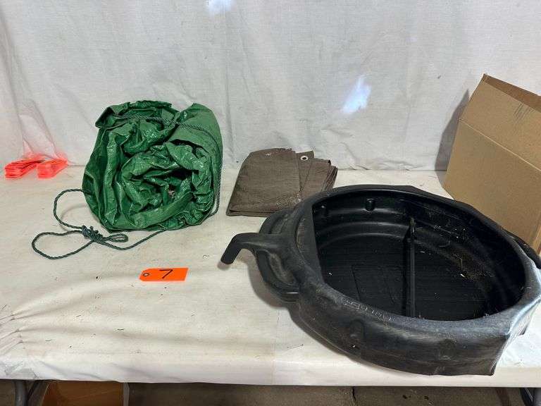Tarps, Oil Drain Pan
