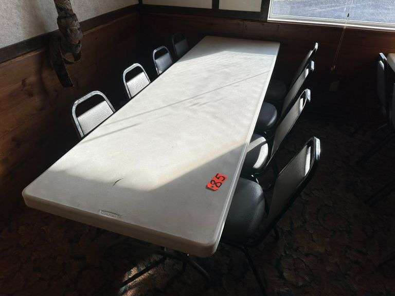 Banquet Table & 8 Chairs