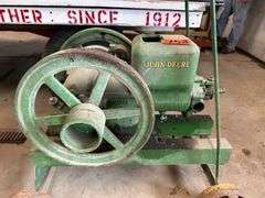 John Deere Model E 1.5 HP Gas Engine on Cart