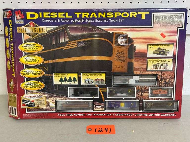 Life-Like Diesel Transport Electric Train Set