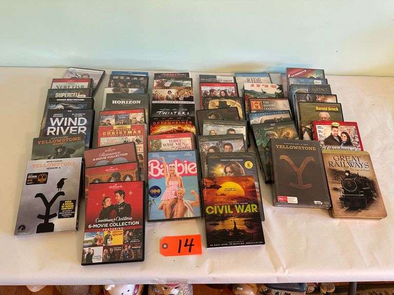 Assortment of DVDs