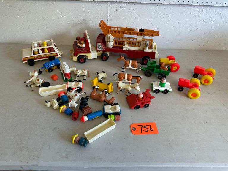 Fisher Price Firetruck & Misc Toys
