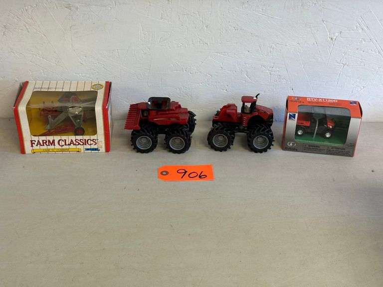 Case G Combine, Kubota UTV, Big Wheel Tractor & Combine