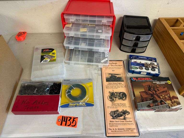 Train Parts & Accessories, Dremel Tips, Storage Bins