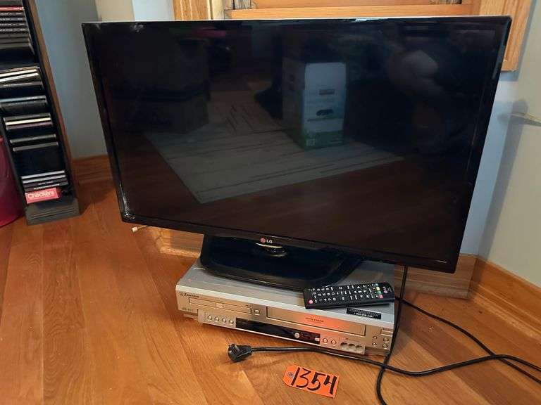 LG Flat Screen TV, Emerson DVD/VCR