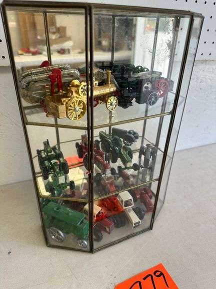 Toy Tractors & Steam Engines, Glass Display Case