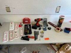 Advertising Thermometers, Cordless Drill, Drill Bits, Tape Measures, Screwdrivers
