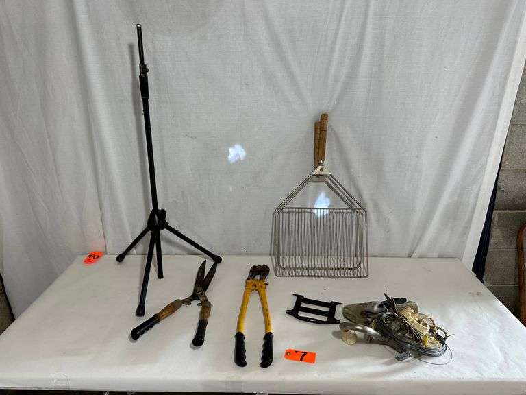 Tripod, Hedge Trimmer, Bolt Cutter