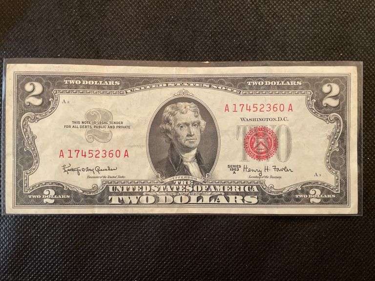 1963 A $2 US note - Metzger Property Services, LLC