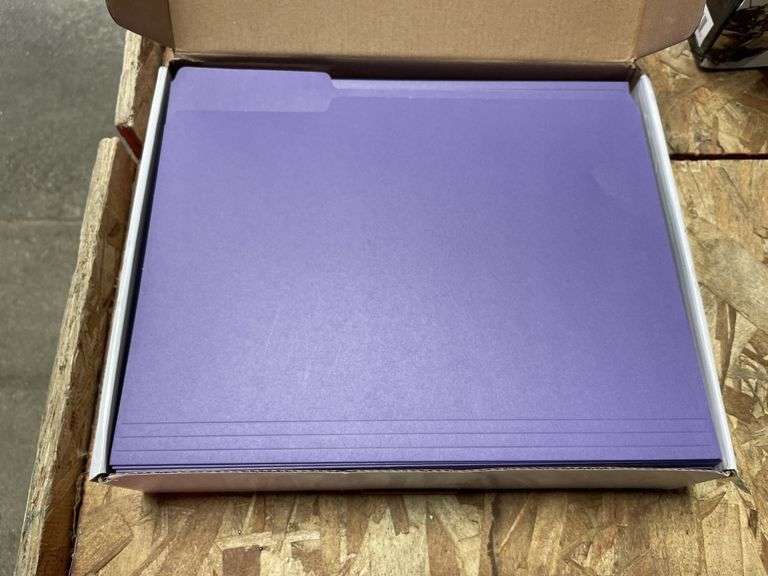 100 file folders letter size - Metzger Property Services, LLC