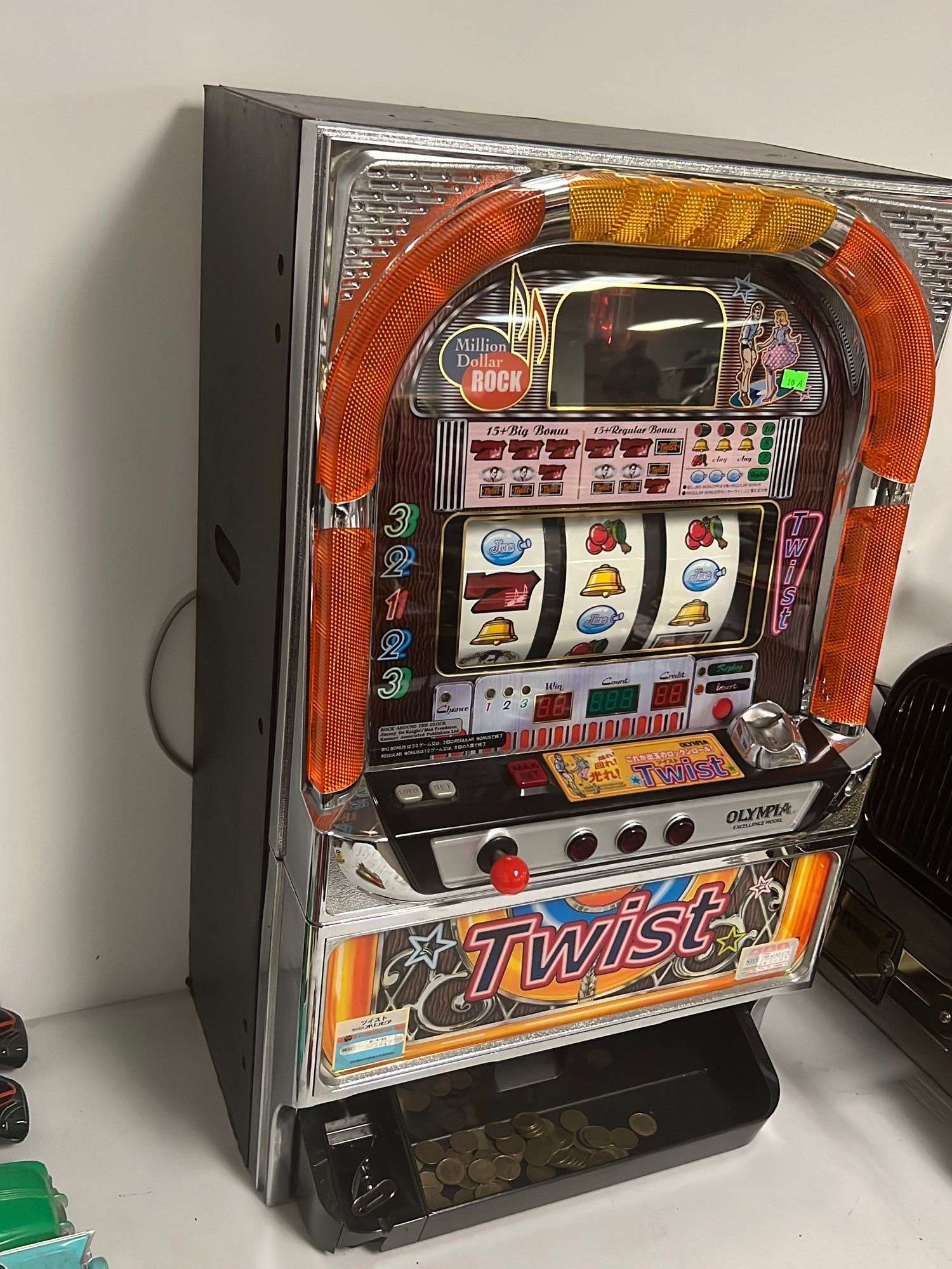 Olympia Excellence Model Twist Slot Machine 18.5”x32”x13