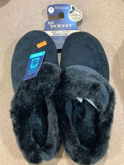 mens isotoner house shoes