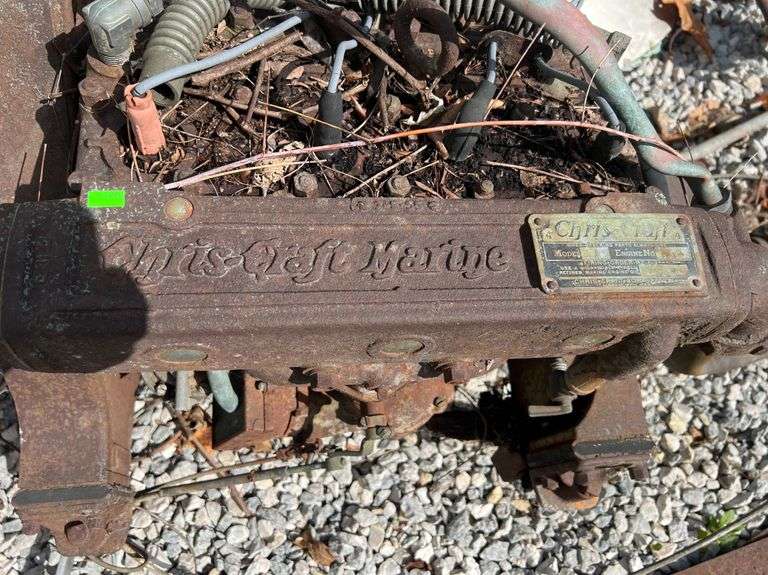Chris Craft Marine 1940?'s Boat drive line, Assorted Chris Craft parts