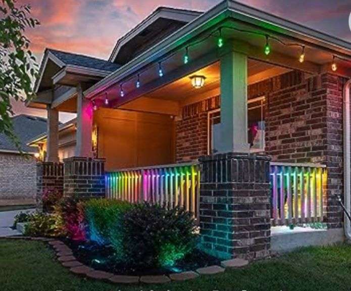 Enbrighten LED Ground Lights, 6 Path Lights, 50ft, Color Changing