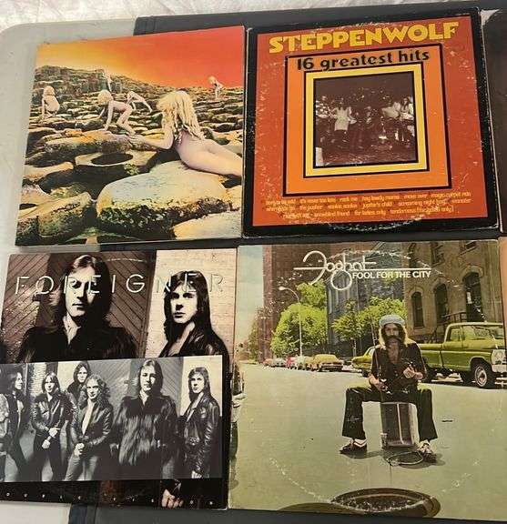 Record assortment inc. AC DC, Gordon Lightfoot, Foreigne, Lynrd Skynyrd