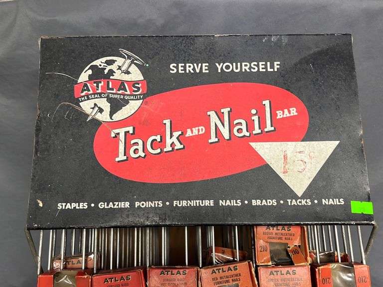 ATLAS tack and nail display rack 6x14" Metzger Property Services, LLC