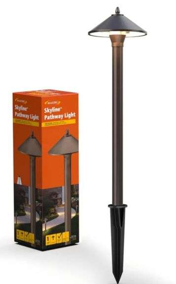 VENUS MANUFACTURING Low Voltage Outdoor Pathway Lights 6 Pack Square Bollard Path Lights LED Landscape Lighting 0.6W 3200K Warm White Light For Walkway Yard Backyard Lawn Garden Decorative
