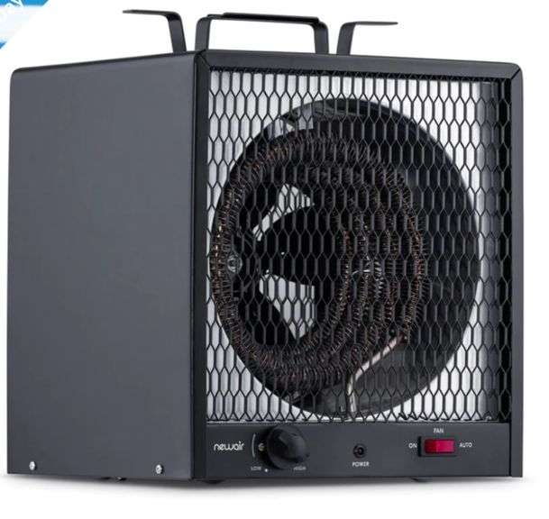 Newair Portable 240v Electric Garage Heater, 800 sq. ft. with 6-Foot