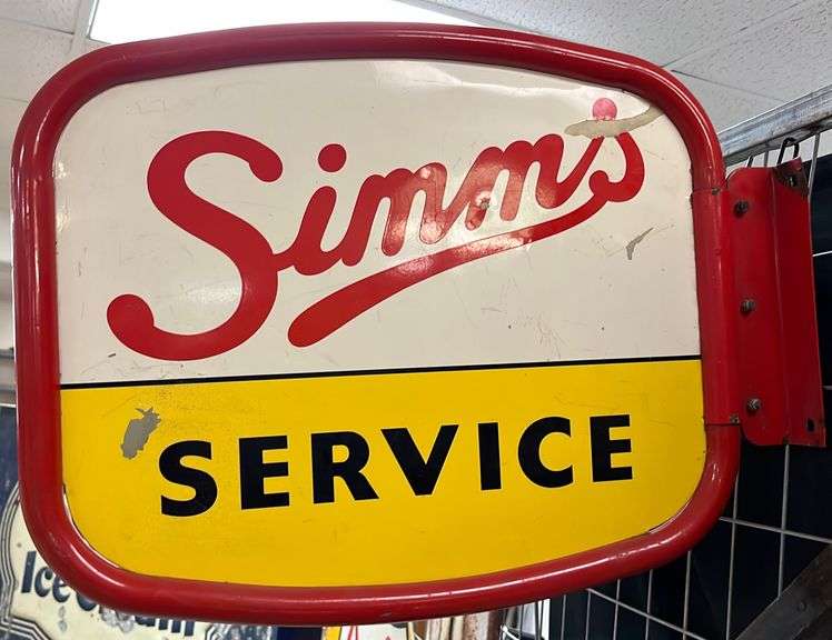 Simms Service double sided sign 21x16" Metzger Property Services, LLC