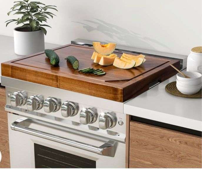 Noodle Board Stove Cover Wood Stove Top Covers for Electric Stove and