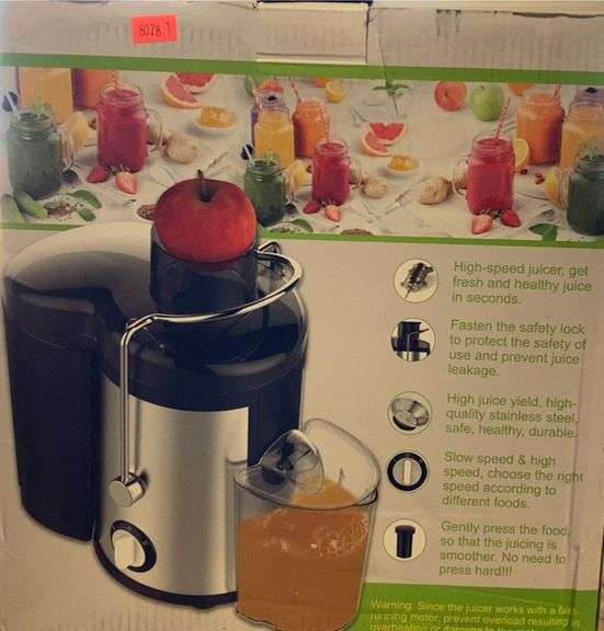 Juicer Machine, 600W Juicer with 3.5” Wide Chute for Whole Fruits and