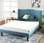 Zinus 6 Inch Green Tea Memory Foam Mattress / CertiPUR-US Certified / Bed-in-a-Box / Pressure Relieving, Queen,White